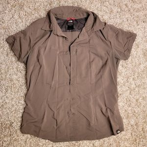 The North Face button down T shirt